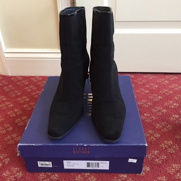 Stuart Weizmann waterproof booties size 10 - Picture 1 of 8